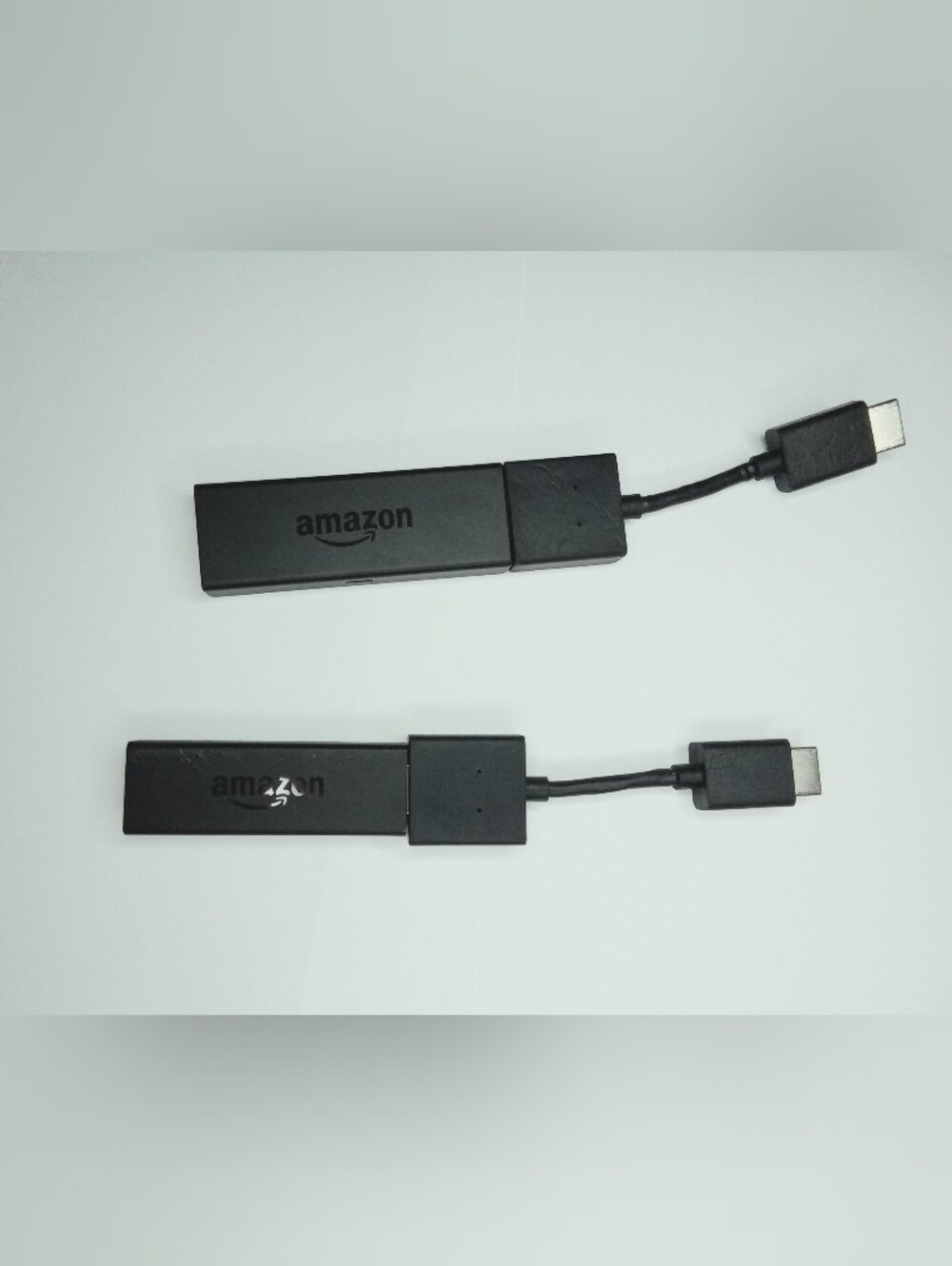 (2) Amazon Fire Sticks w/ USB Adapters 1st & 2nd Gen Streaming Tested No Remote